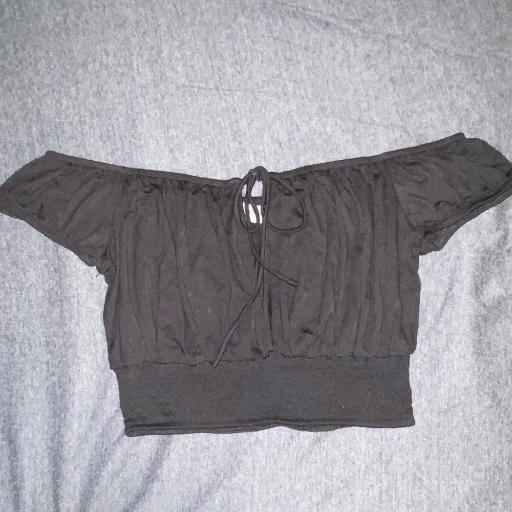 Cute crop top blouse